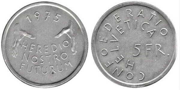 5 francs (Year for the Protection of European Monuments)