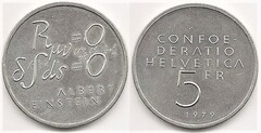 5 francs (Albert Einstein-Fórmula)
