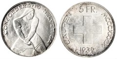5 francs (600 Aniversario de la Batalla de Laupen)