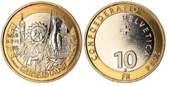 10 francs (Fiesta del Gansabhauet en Sursee)