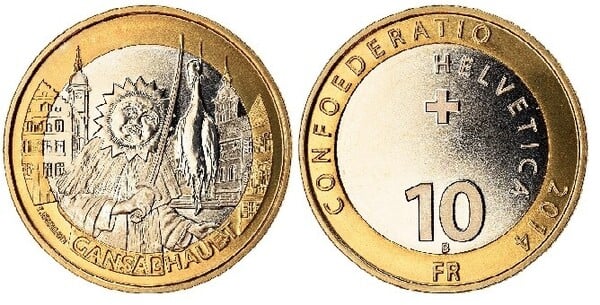 10 francs (Gansabhauet Festival in Sursee)