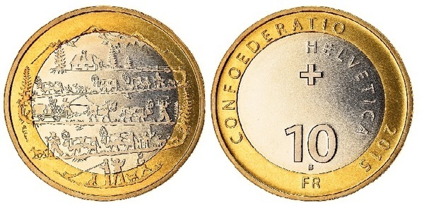 10 francs (Transhumance-Return from the Alps)