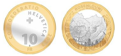 10 francs (Glaciar Rosenlaui)