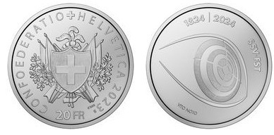 20 francs (200th Anniversary of the Swiss Shooting Sport Federation)