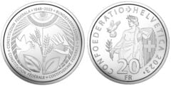 20 francs (175 Years of the Federal Constitution, 1848-2023.)