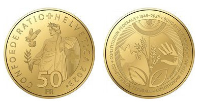 50 francs (175 Years of the Federal Constitution, 1848-2023)