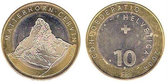 10 francs (Matterhorn Mountain)