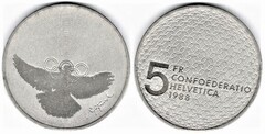 5 francs (Movimiento Olímpico)