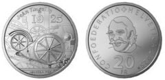 20 francs (Centenary of the birth of Jean Tinguely)