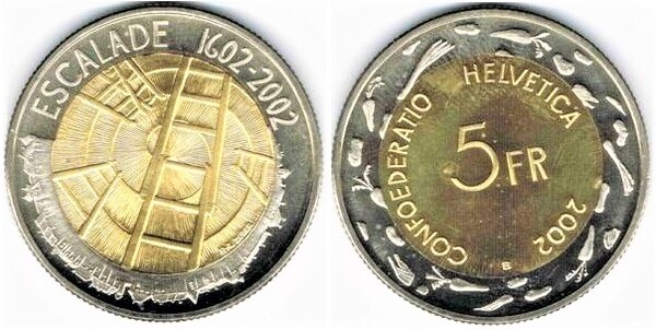 5 francs (Climbing 1602-2002)