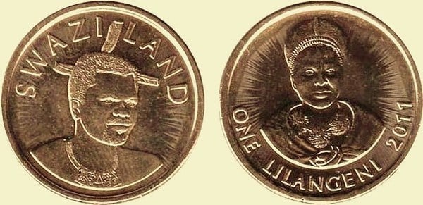 1 lilangeni (Mswati III)