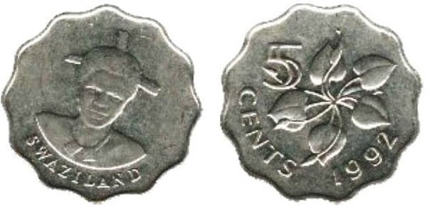 5 cents (Mswati III)