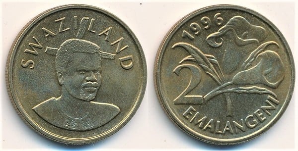 2 emalangeni (Mswati III)