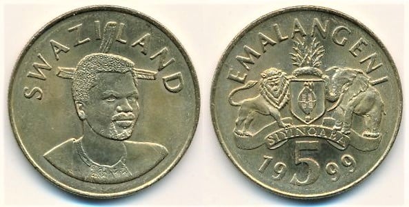 5 emalangeni (Mswati III)