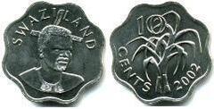 10 cents (Mswati III)