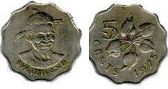 5 cents (Sobhuza II)