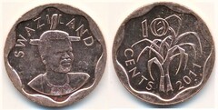10 cents (Mswati III)