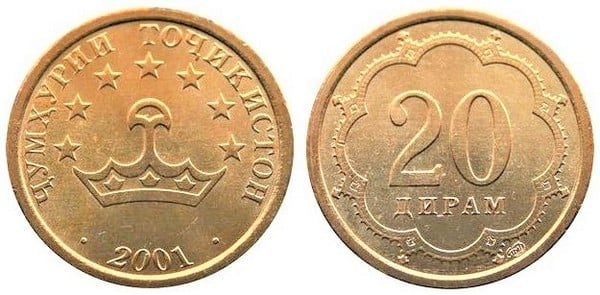 20 dirams