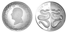 5 dollars (Year of the Snake)