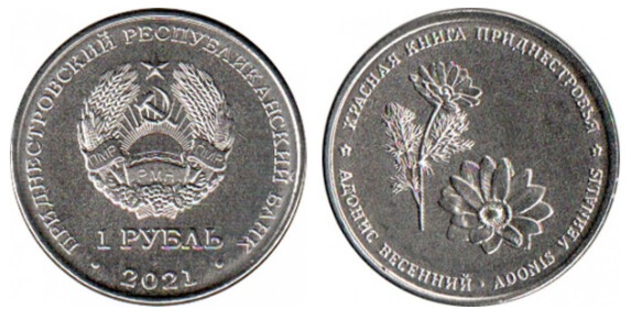 1 rublo (Libro rojo - Ojo de perdiz)