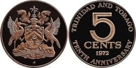 5 cents (10th Anniversary of Independence)