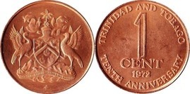 1 cent (10th Anniversary of Independence)