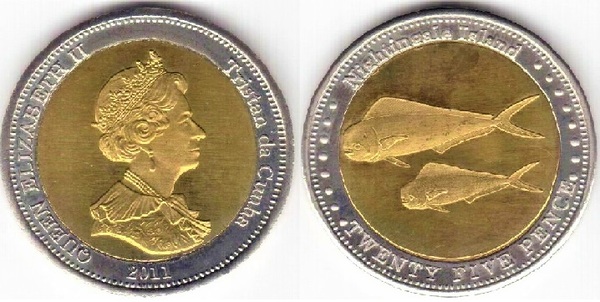 25 pence (Dorado-Nightingale Island)