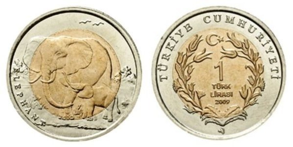 1 lira (Elephant)