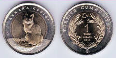 1 lira (Gato Ankara)