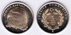 1 lira (Aguila de Anatolia)