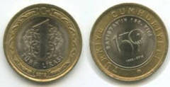 1 lira (150 aniversario Tribunal de Cuentas Turco)