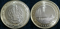 1 lira (1915 Çanakkale Bridge)