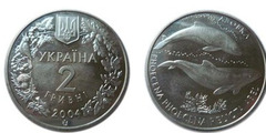 2 hryvni (Delfines del Mar de Azov)