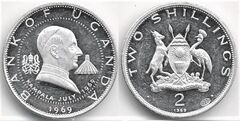 2 shillings (Visit of Pope Paul VI)