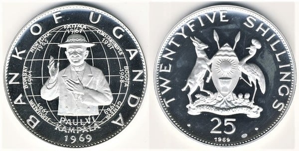 25 chelines (Visit of Pope Paul VI)