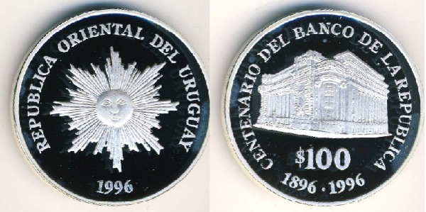 100 pesos (100th Anniversary of the Central Bank)