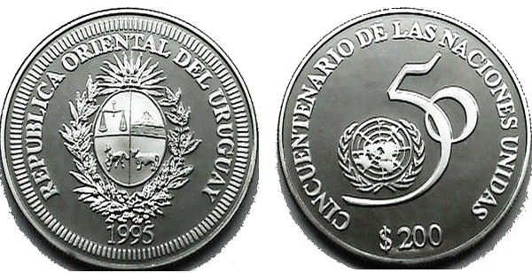 200 pesos (50th Anniversary of the UN)