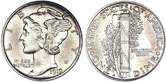 1 dime (Mercury Head)