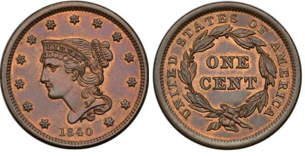 1 cent (Braided Hair cent)