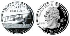1/4 dollar (50 Estados de los EEUU - North Carolina)