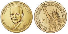 1 dollar (Presidentes de los EEUU - Dwight D. Eisenhower)