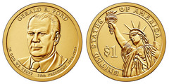 1 dollar (Presidentes de los EEUU - Gerald R. Ford)