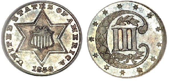 3 cents (type 2)