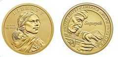 1 dollar (Sacagawea Dollar - Native American Dollar - Sequoyah)