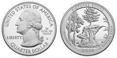 1/4 dollar (America The Beautiful - Pictured Rocks National Lakeshore, Michigan)