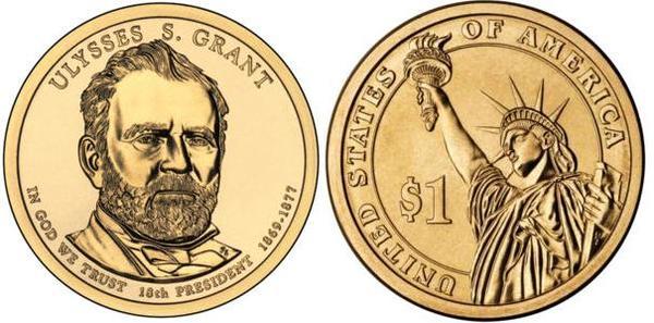 1 dollar (U.S. Presidents - Ulysses S. Grant)