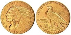 5 dollars (Indian Head-Half Eagle)