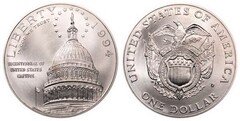 1 dollar (Bicentenario del Capitolio de los Estados Unidos)