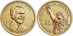 1 dollar (Presidentes de los EEUU - George Bush)