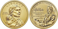 1 dollar (Sacagawea Dollar - Ely S. Parker - TONAWANDA / SENECA / HA-SA-NO-AN-DA)